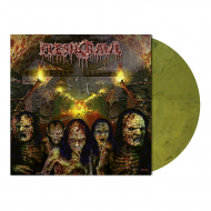 FLESHCRAWL As Blood Rains From The Sky , WEED GREEN MARBLED [VINYL 12"]